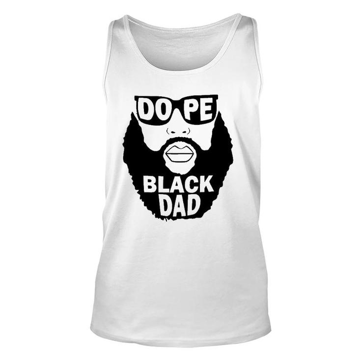Mens Father’S Day To Bearded Black Father Dope Black Dad Tank Top