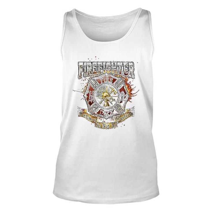 Firefighters Failure Is Not An Option Unisex Tank Top