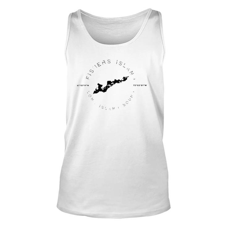 Fishers Island Long Island Ny Graphic Vintage Unisex Tank Top