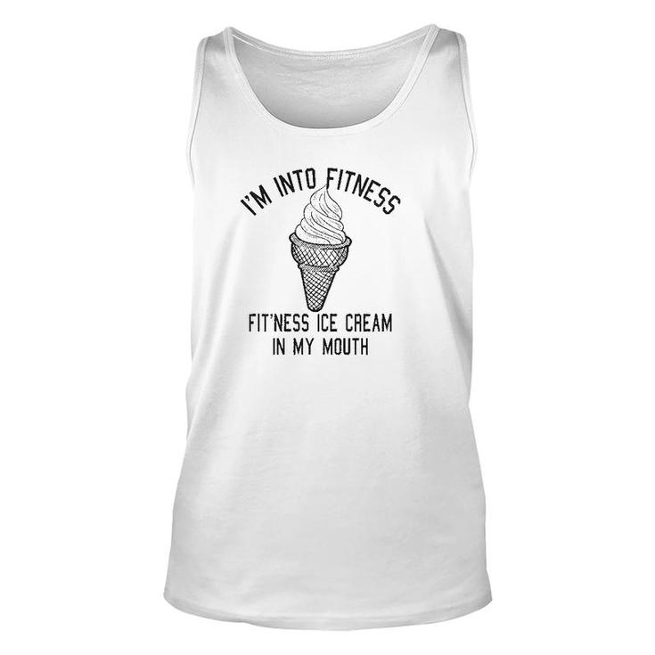Fitness Ice Cream In My Mouth Unisex Tank Top