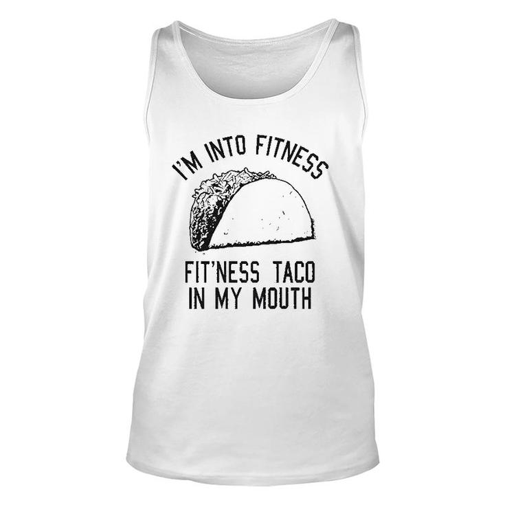 Fitness Taco Funny Gym Cool Humor Unisex Tank Top