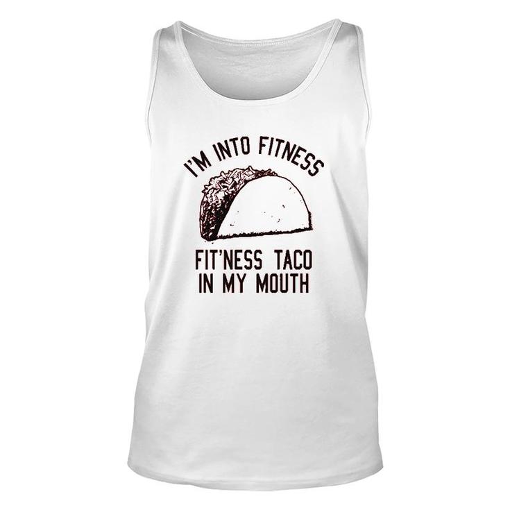 Fitness Taco Funny Gym Unisex Tank Top