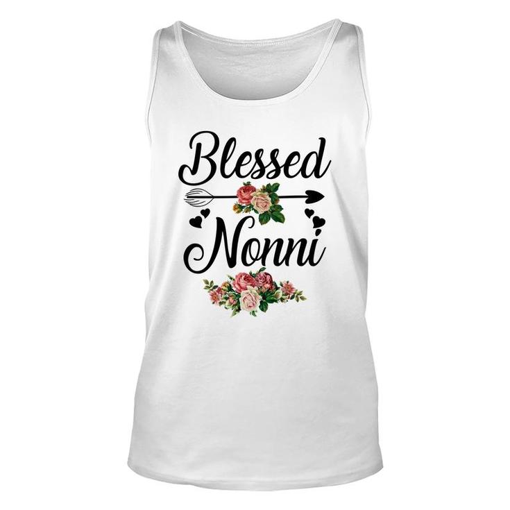 Flower Blessed Nonni Unisex Tank Top
