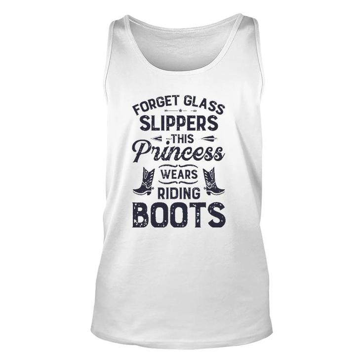 Forget Glass Sleepers This Princess Wears Riding Boots Horse Tank Top