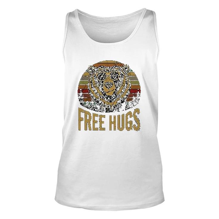 Free Hugs Bear Lovers Unisex Tank Top