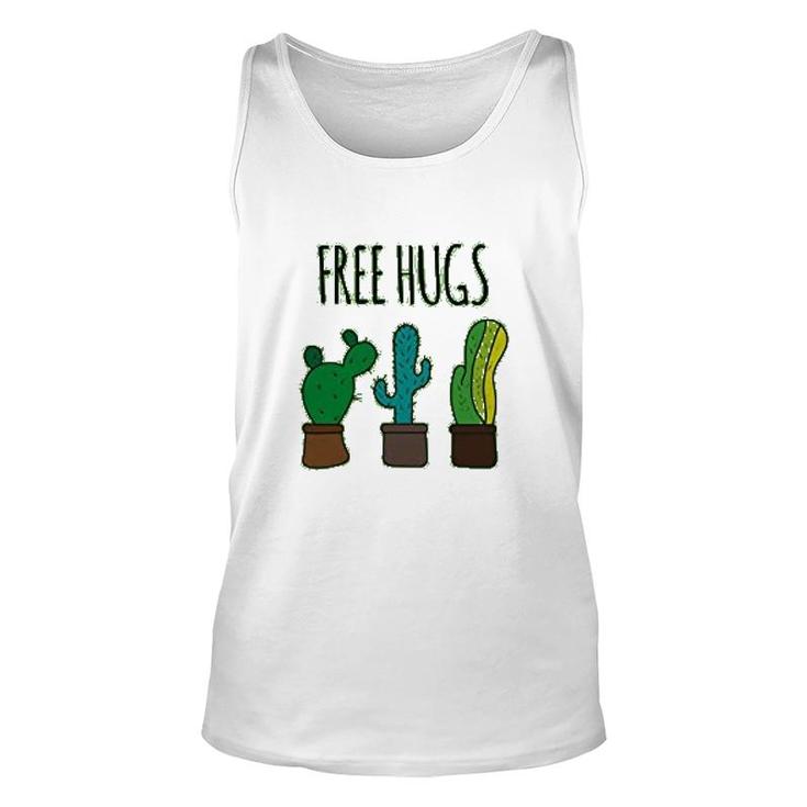 Free Hugs Cactus Garden Unisex Tank Top