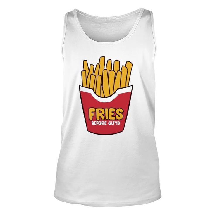 Fries Before Guys  French Fries Unisex Tank Top