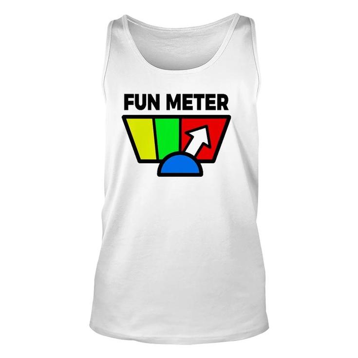 Fun Meter Humor, Sarcastic Unisex Tank Top