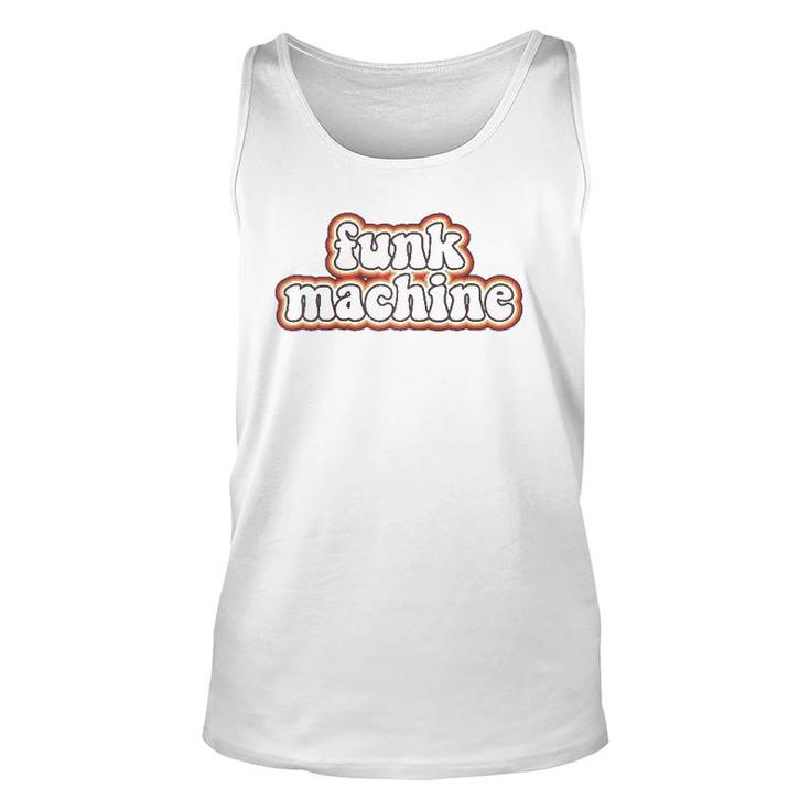 Funk Machine Groovy Roller Disco Outfit Vintage 70S Costume Raglan Baseball Tee Tank Top