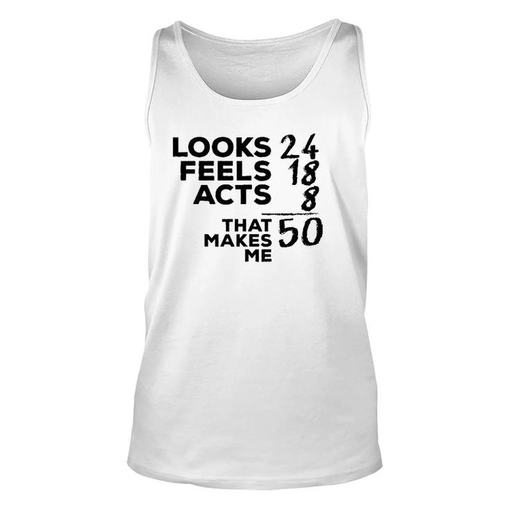 Funny 50Th Birthday  50 Years Old Mom Dad Gift Unisex Tank Top
