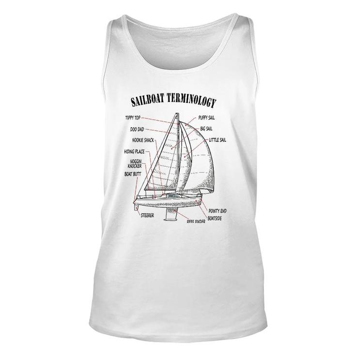 Funny And Completely Wrong Sailboat Terminology Unisex Tank Top