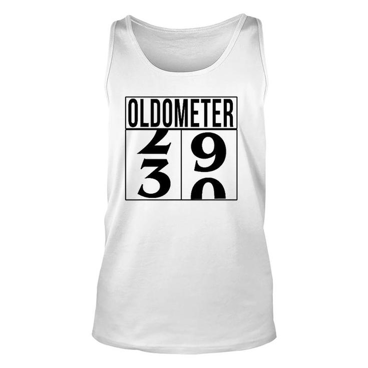Funny Birthday Gift For 30 Years Old Oldometer Unique B-Day Unisex Tank Top