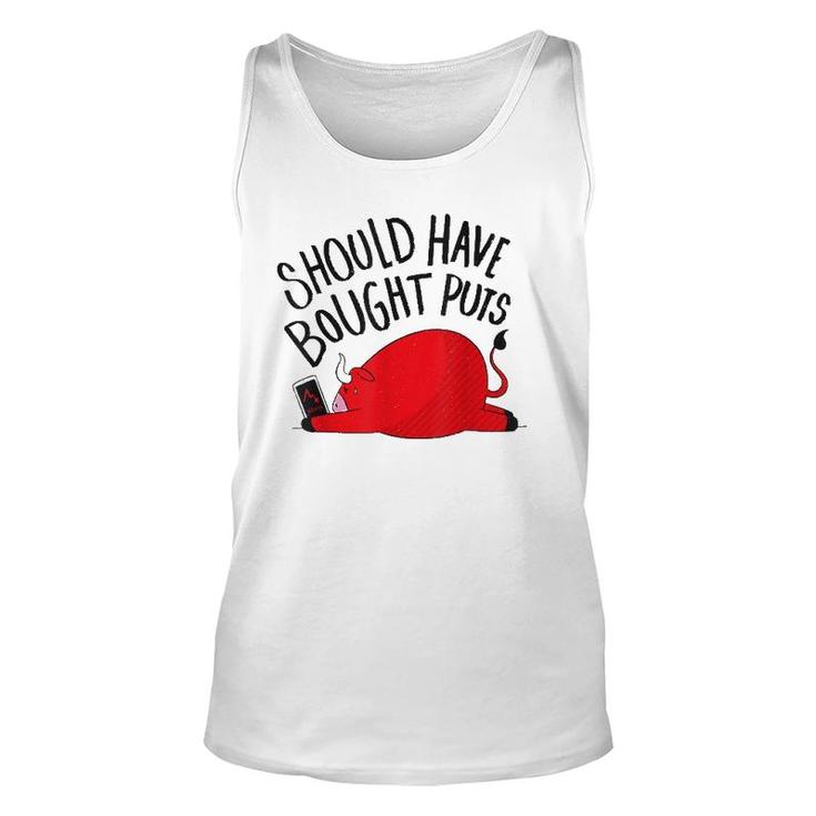 Funny Bull Trading Should Brought Puts Stock Market Forex Unisex Tank Top