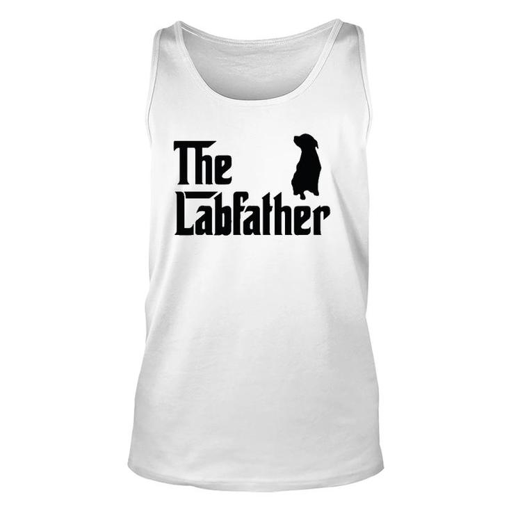 Funny Coolest Lab Dad For Black Labrador Dog Lover Men Unisex Tank Top