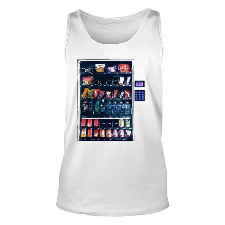 Funny Costumes For Halloween Vending Machine Silvester Unisex Tank Top