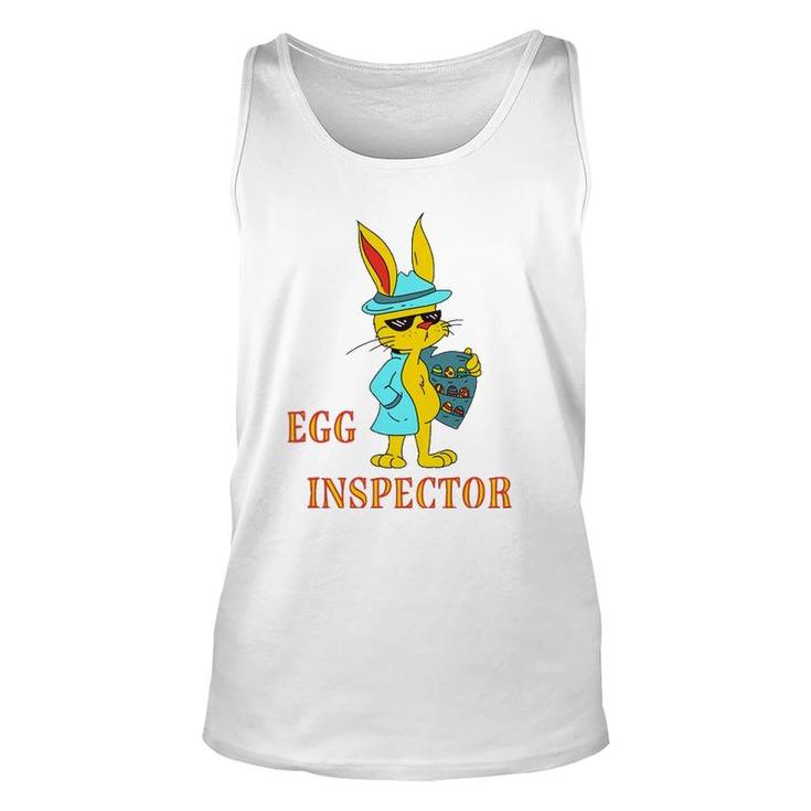Funny Easter Bunny Egg Inspector Unisex Tank Top