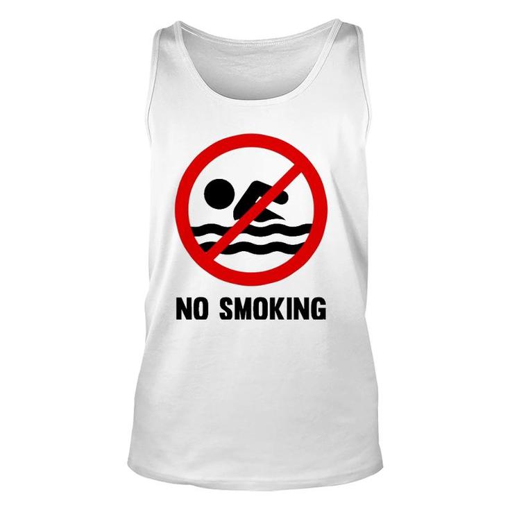 Funny No Smoking  Meme No Smoking Unisex Tank Top