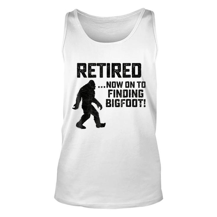 Funny Retirement  For Bigfoot Fans Unisex Tank Top