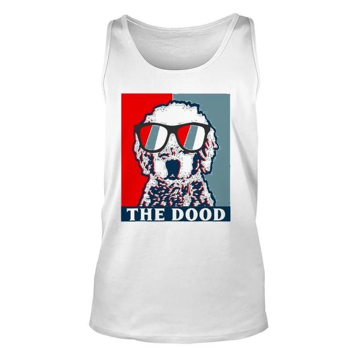 Funny The Dood Goldendoodle - Doodle Mom & Dood Dad Gift Unisex Tank Top