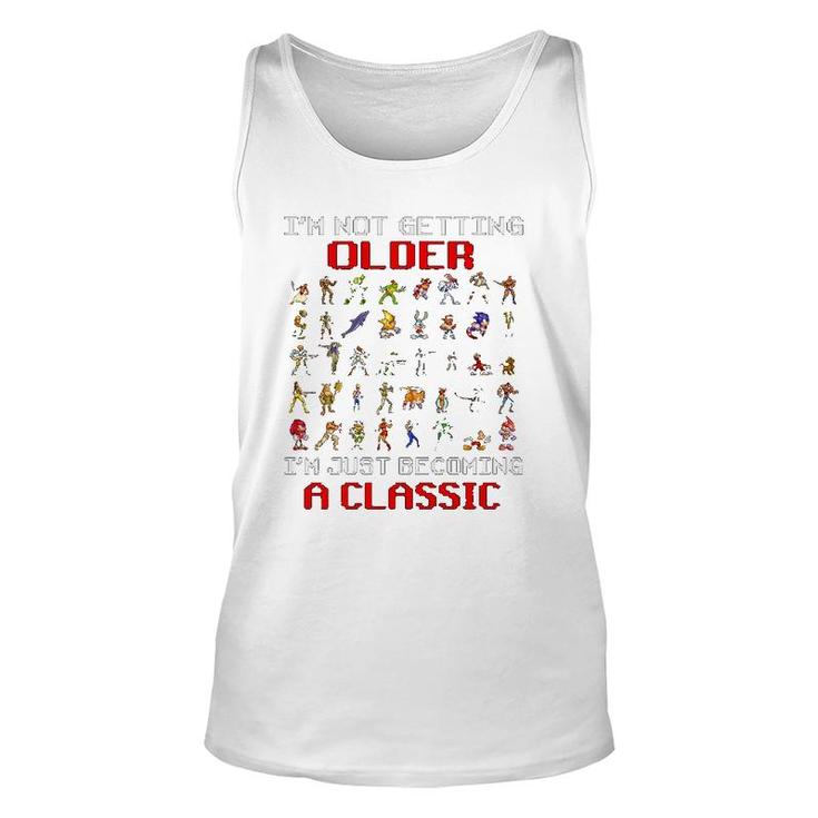 Gaming I'm Not Getting Older I'm Just Becoming A Classic Game Characters Tank Top