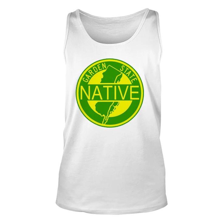 Garden State New Jersey Native Parkway Shore Unisex Tank Top