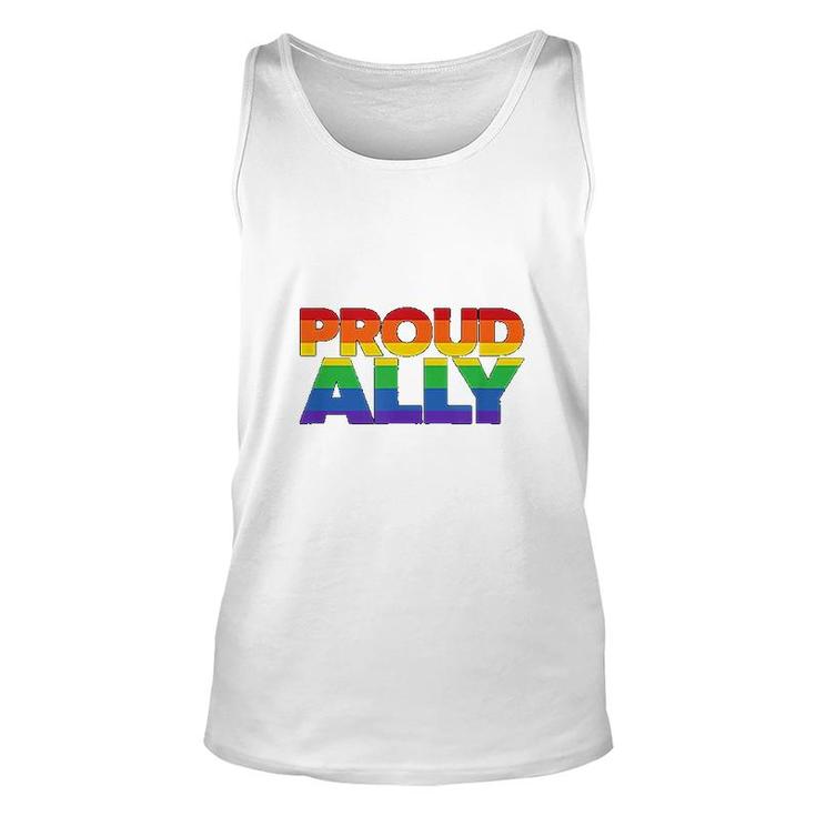 Gay Pride Ally Lgbt Friends Proud Ally Unisex Tank Top