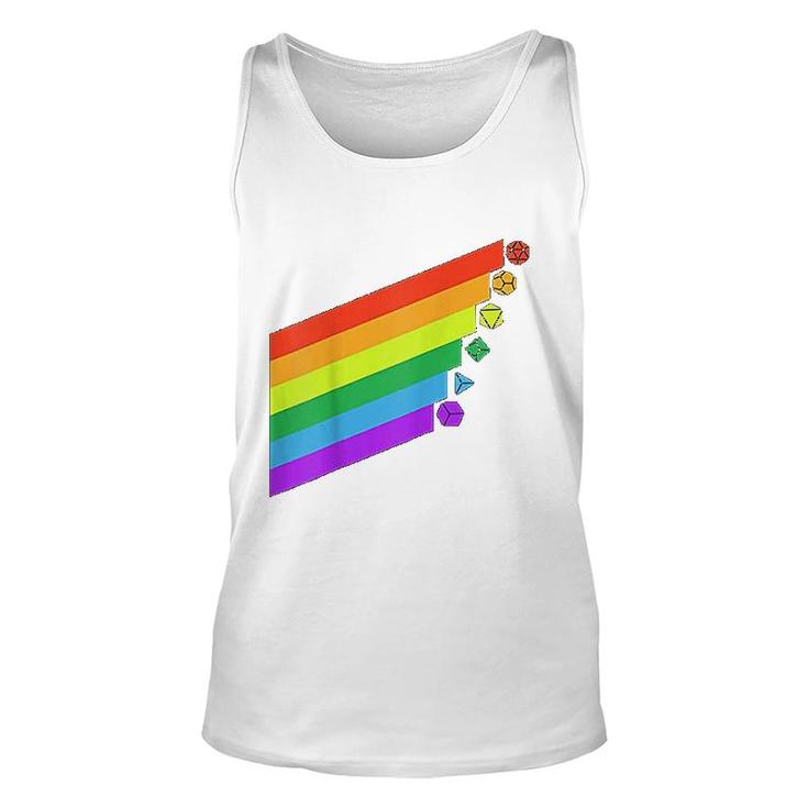 Gay Pride Rainbow Nerdy Unisex Tank Top