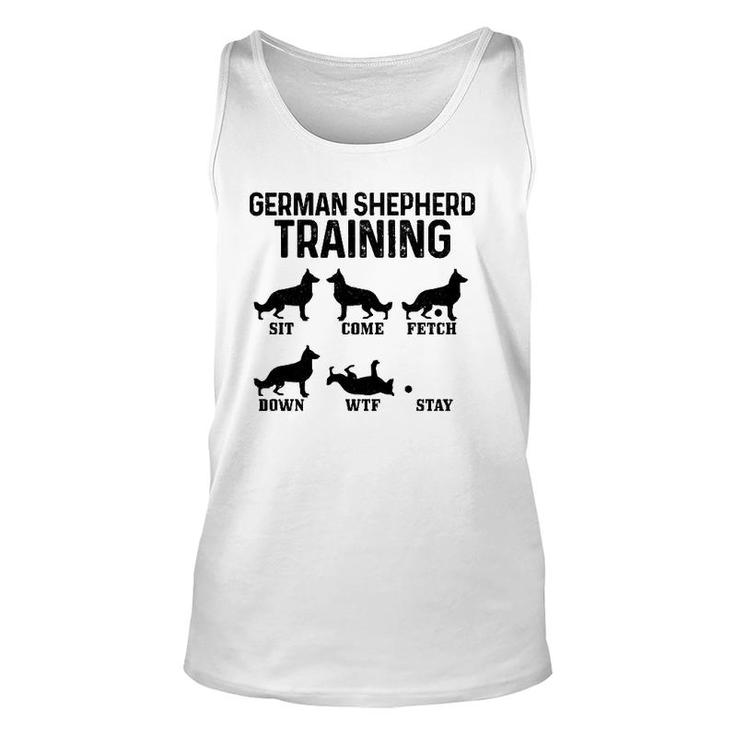 German Shepherd Training Funny Dog German Shepherd Mom Dad  Unisex Tank Top