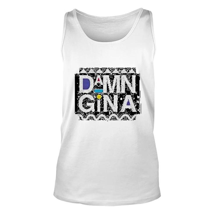 Gina Retro 90s Clothing Funny Unisex Tank Top