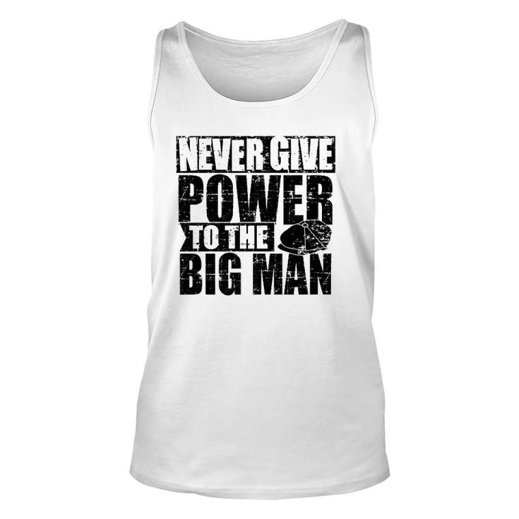 Never Give Power To The Big Man, Alfie Solomons, Peaky Quote Premium Tank Top