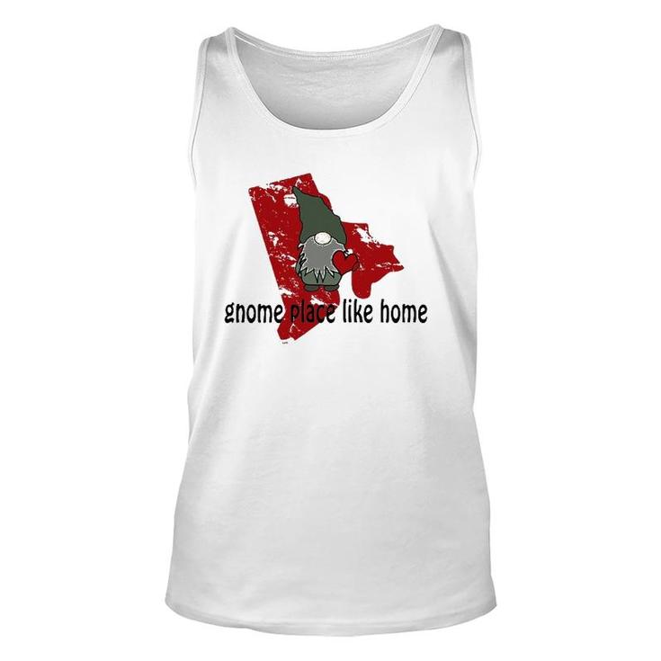 Gnome Place Like Home Rhode Island Unisex Tank Top
