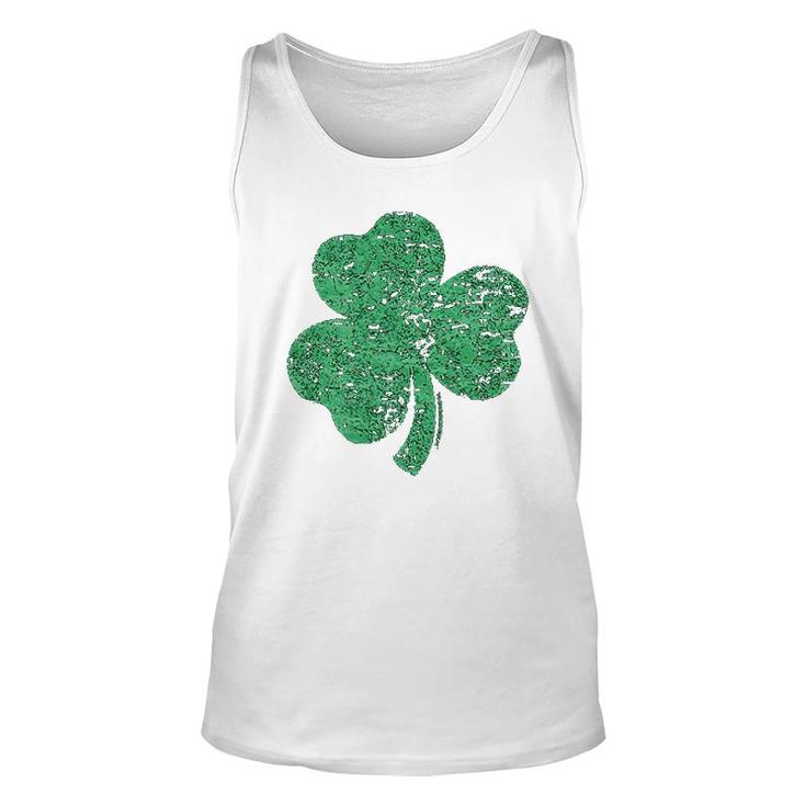 Green Shamrock Saint Patricks Day Unisex Tank Top