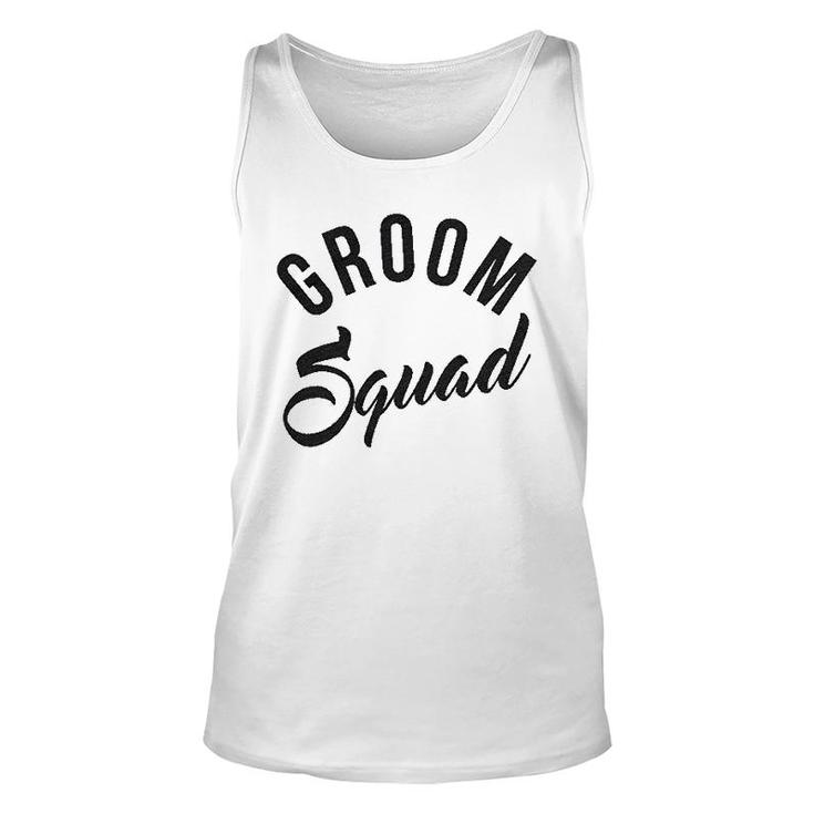 Groom Squad Funny Bachelor Unisex Tank Top