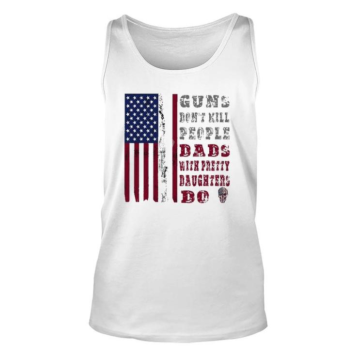 Mens Guns Don't Kill People Dads With Pretty Daughters Men Tank Top