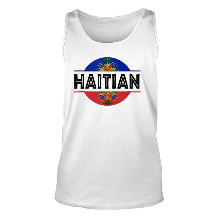Haitian Flag Haiti Coat Of Arm Haiti Day Pride  Unisex Tank Top