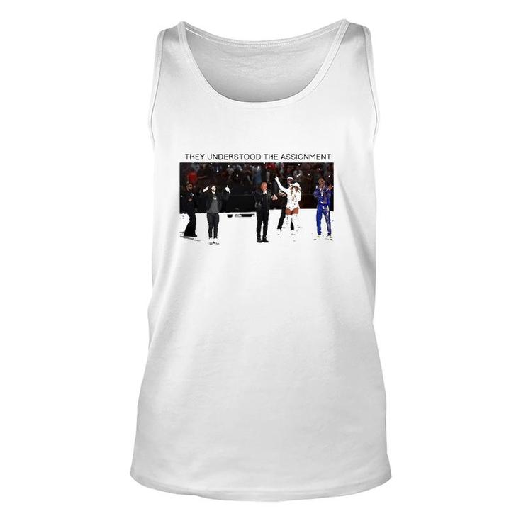 Halftime Show They Understood The Assignment Unisex Tank Top