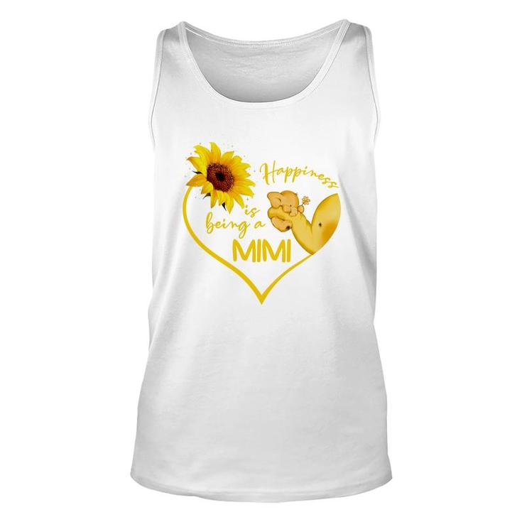 Happiness Is Being A Mimi Sunflower Unisex Tank Top