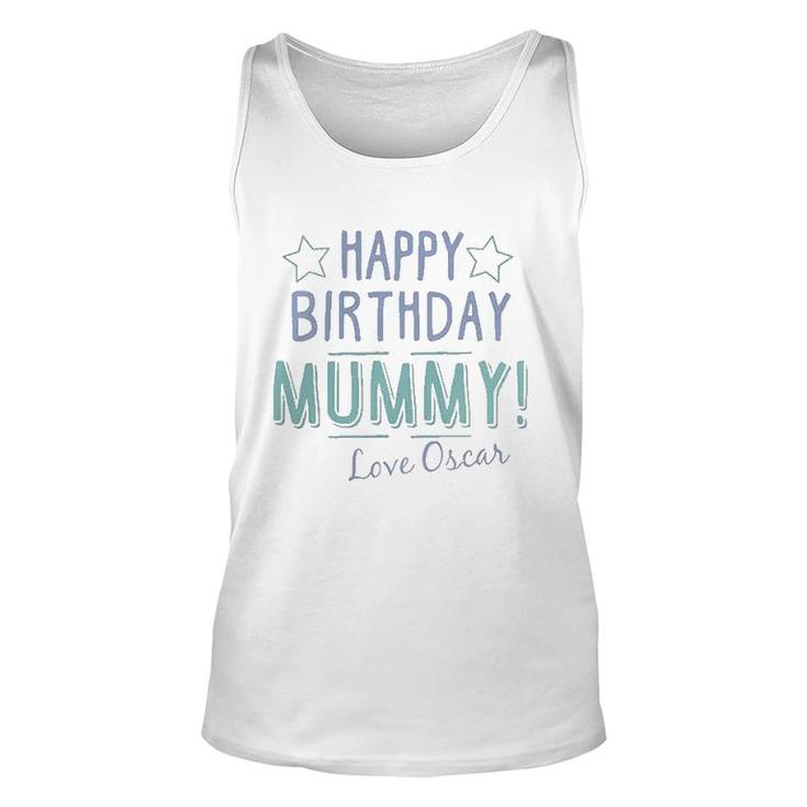 Happy Birthday Mummy Personalised Baby Funny Gift Cute Mothers Day Unisex Tank Top