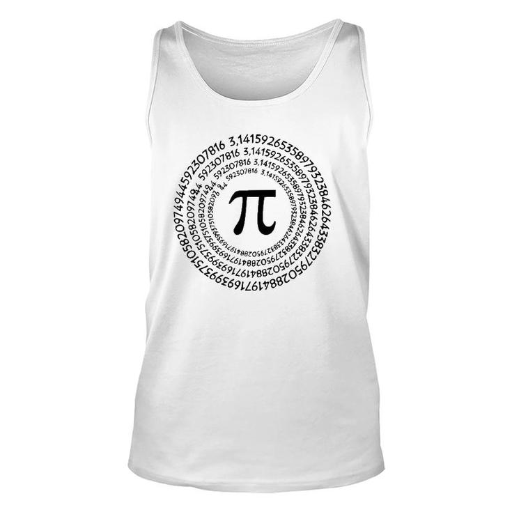 Happy Pi Day 314 Pi Number Symbol Math Teacher Science Gift Unisex Tank Top
