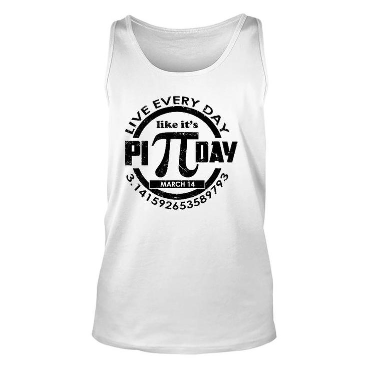 Happy Pi Day Funny 314 Math March 14 Unisex Tank Top