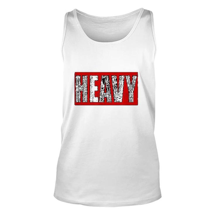 Heavy Warning Unisex Tank Top