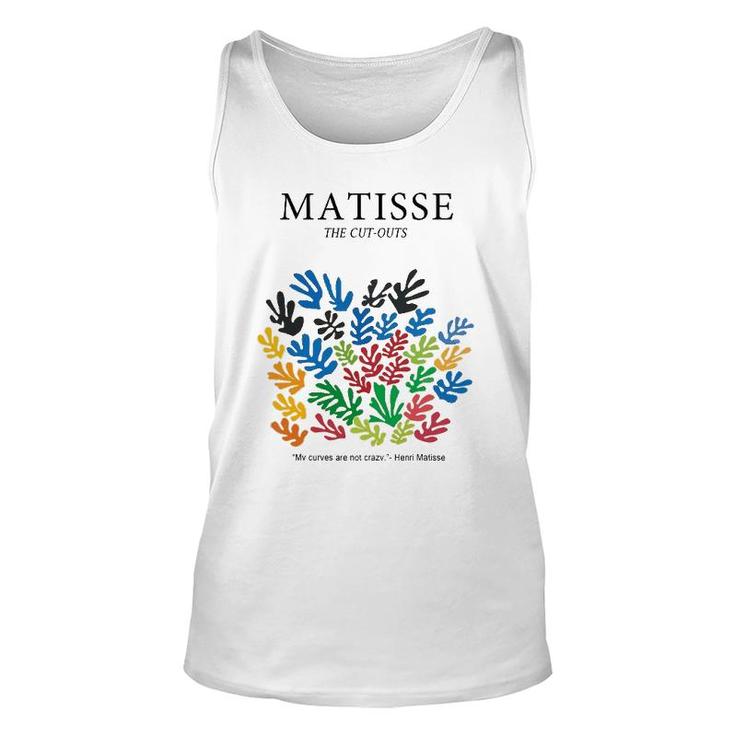 Henri Matisse Cut Outs Artwork Unisex Tank Top