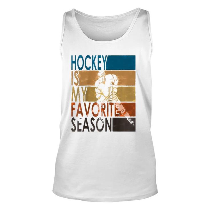 Hockey Is My Favorite Season Gamer Mode Cool Raglan Baseball Tee Tank Top