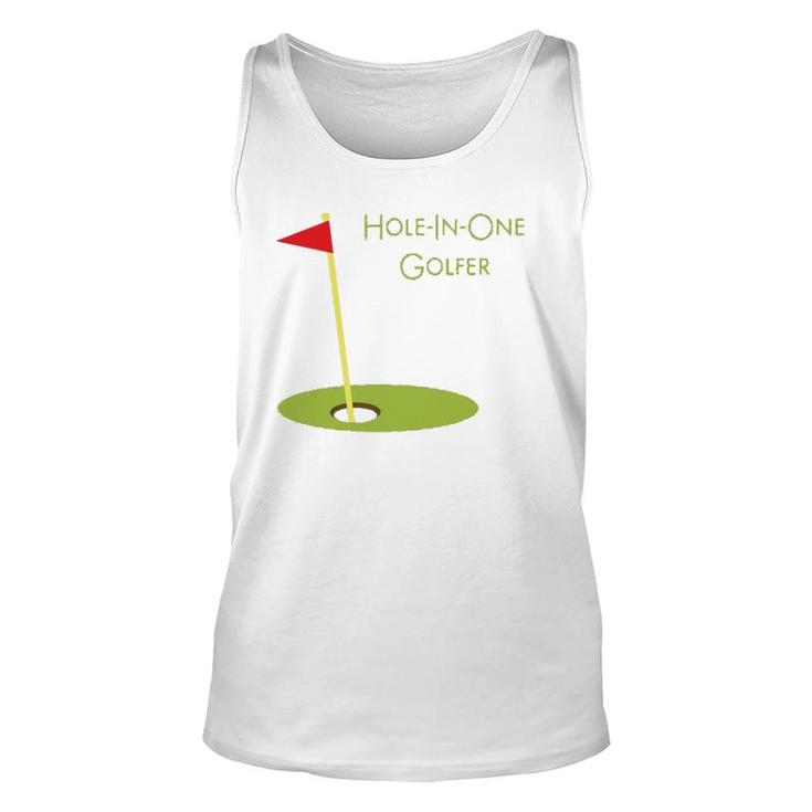 Hole In One Golfer Golf Golfing Gift For Golfer Golf Player Unisex Tank Top