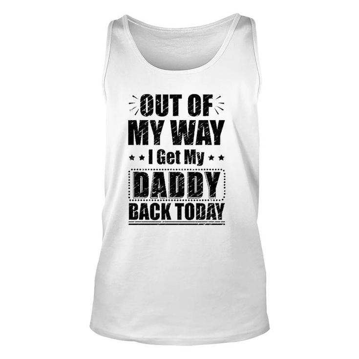 Homecoming Deployment Dad Welcome Back Home For Daddy Kids Unisex Tank Top