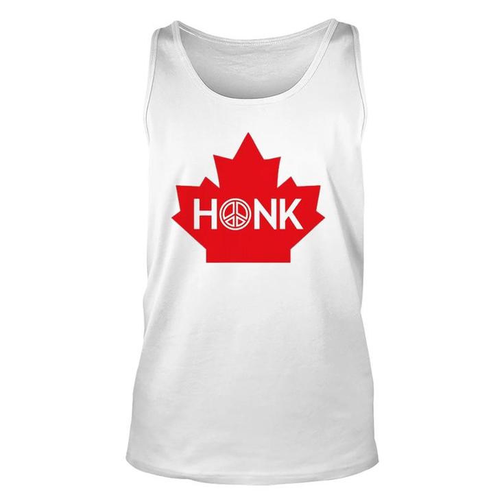 Honk For Canada Honk For Peace Unisex Tank Top