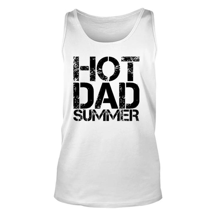 Mens Hot Dad Summer Father's Day Summertime Vacation Trip Tank Top