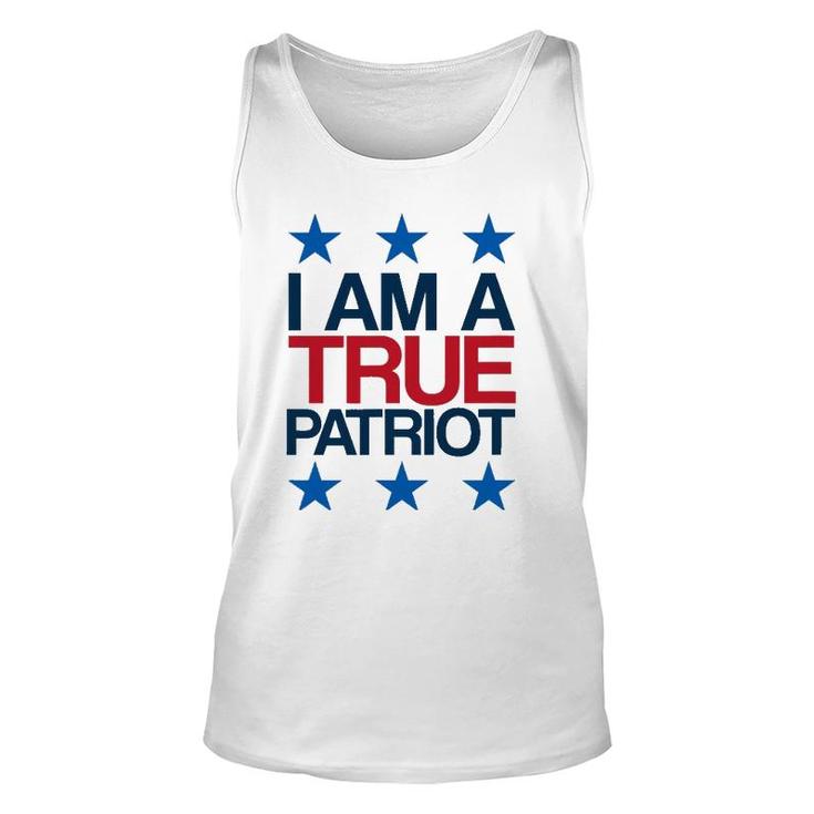 I Am A True Patriot - Usa Patriotic Unisex Tank Top