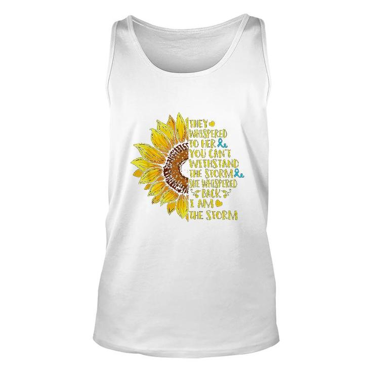 I Am The Storm Recovery Warrior Unisex Tank Top