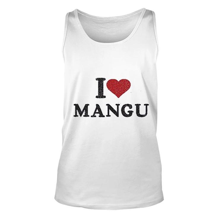 I Love Mangu Unisex Tank Top